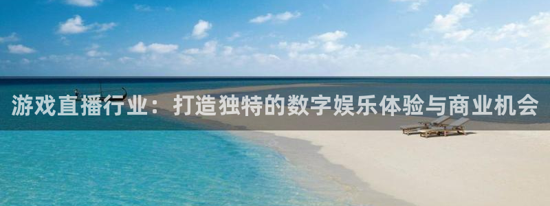 高德娱乐升级5994月：游戏直播行业：打造独特的数字娱乐体验